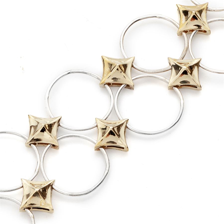 'Solis' bracelet with circles and rhombuses SOLIS | BR CER ROMBIC